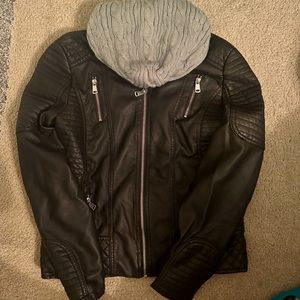 Hardly Worn Brown Leather Jacket
